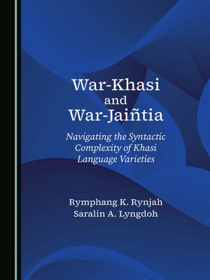 cover image of War-Khasi and War-Jaiñtia